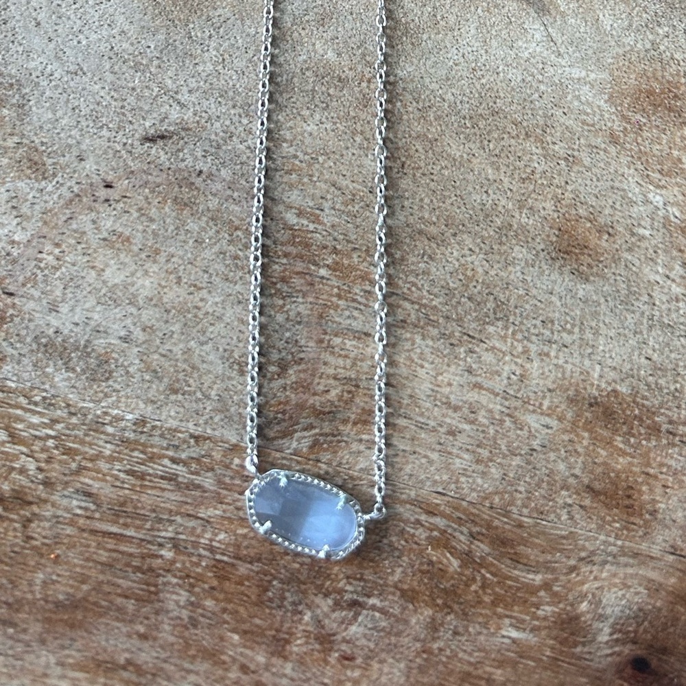 Kendra Scott Elisa Pendant Necklace Silver